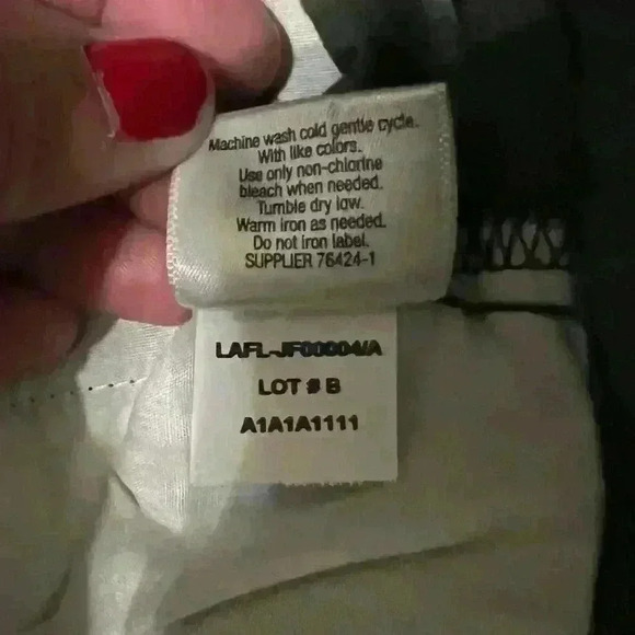 Olive green pants size 16P St Johns Bay (P240) - Picture 6 of 7